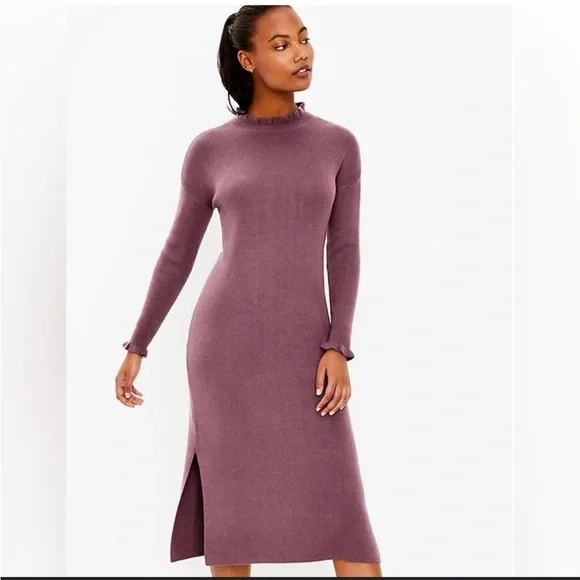 Purple Cute Dress Sweaters Purple Sweater Dresses CEGICAP